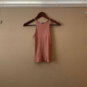 Spaghetti strap pink top